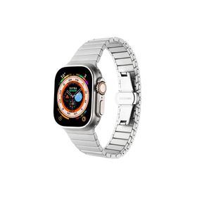 PSR aksesuar Watch 7 41 mm Uyumlu KRD-79 Gri Metal Strap Kayış Kordon