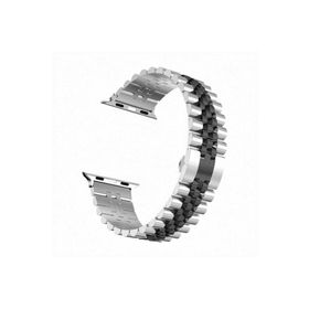 PSR aksesuar Watch 7 49 mm Uyumlu KRD-36 Gümüş Siyah Metal Strap Kayış Kordon