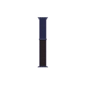 PSR aksesuar Watch Ultra 49 mm Uyumlu KRD-03 Midnight Blue-Black Hasır Strap Kayış Kordon