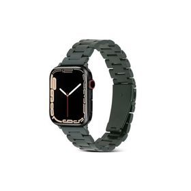 PSR aksesuar Watch Ultra 49 mm Uyumlu KRD-04 Olive Metal Strap Kayış Kordon