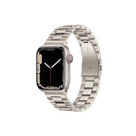 PSR aksesuar Watch Ultra 49 mm Uyumlu KRD-04 Starlight Metal Strap Kayış Kordon