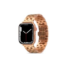 PSR aksesuar Watch Ultra 49 mm Uyumlu KRD-20 Rose Gold Metal Strap Kayış Kordon