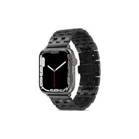 PSR aksesuar Watch Ultra 49 mm Uyumlu KRD-20 Siyah Metal Strap Kayış Kordon