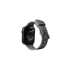 PSR aksesuar Watch Ultra 49 mm Uyumlu KRD-23 Gri Strap Kayış Kordon