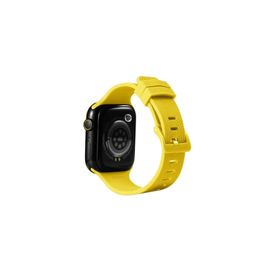 PSR aksesuar Watch Ultra 49 mm Uyumlu KRD-23 Sarı Strap Kayış Kordon