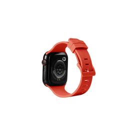 PSR aksesuar Watch Ultra 49 mm Uyumlu KRD-23 Turuncu Strap Kayış Kordon