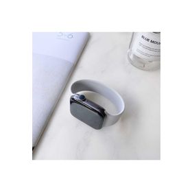 PSR aksesuar Watch Ultra 49 mm Uyumlu KRD-31 Gri Solo Loop Small Strap Kayış Kordon