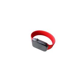 PSR aksesuar Watch Ultra 49 mm Uyumlu KRD-31 Kırmızı Solo Loop Small Strap Kayış Kordon