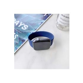 PSR aksesuar Watch Ultra 49 mm Uyumlu KRD-31 Mavi Solo Loop Small Strap Kayış Kordon