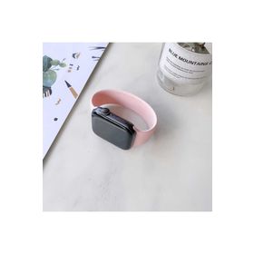 PSR aksesuar Watch Ultra 49 mm Uyumlu KRD-31 Pembe Solo Loop Small Strap Kayış Kordon