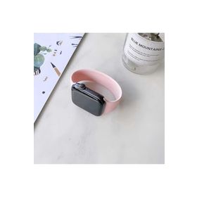 PSR aksesuar Watch Ultra 49 mm Uyumlu KRD-31 Pembe Solo Loop Small Strap Kayış Kordon
