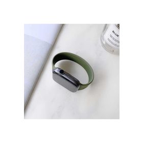 PSR aksesuar Watch Ultra 49 mm Uyumlu KRD-31 Yeşil Solo Loop Large Strap Kayış Kordon
