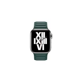 PSR aksesuar Watch Ultra 49 mm Uyumlu KRD-34 Koyu Yeşil Deri Strap Kayış Kordon