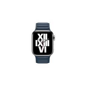 PSR aksesuar Watch Ultra 49 mm Uyumlu KRD-34 Lacivert Deri Strap Kayış Kordon