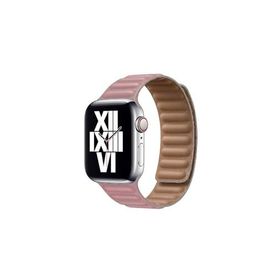 PSR aksesuar Watch Ultra 49 mm Uyumlu KRD-34 Pembe Deri Strap Kayış Kordon