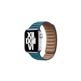 PSR aksesuar Watch Ultra 49 mm Uyumlu KRD-34 Petrol Mavi Deri Strap Kayış Kordon