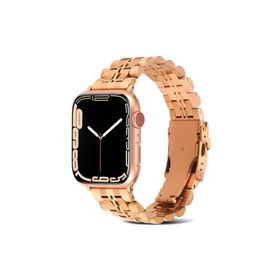 PSR aksesuar Watch Ultra 49 mm Uyumlu KRD-54 Rose Gold Metal Strap Kayış Kordon