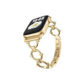 PSR aksesuar Watch Ultra 49 mm Uyumlu KRD-56 Gold Metal Strap Kayış Kordon