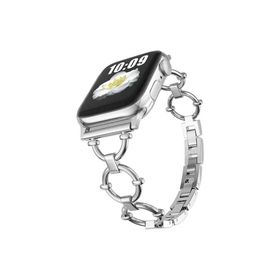 PSR aksesuar Watch Ultra 49 mm Uyumlu KRD-56 Gümüş Metal Strap Kayış Kordon