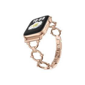 PSR aksesuar Watch Ultra 49 mm Uyumlu KRD-56 Rose Gold Metal Strap Kayış Kordon