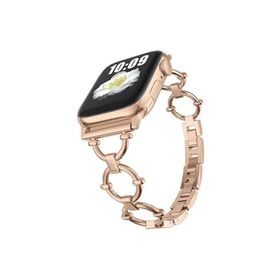 PSR aksesuar Watch Ultra 49 mm Uyumlu KRD-56 Rose Gold Metal Strap Kayış Kordon
