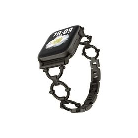 PSR aksesuar Watch Ultra 49 mm Uyumlu KRD-56 Siyah Metal Strap Kayış Kordon