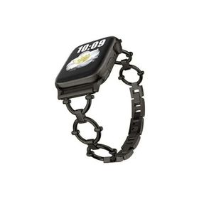 PSR aksesuar Watch Ultra 49 mm Uyumlu KRD-56 Siyah Metal Strap Kayış Kordon