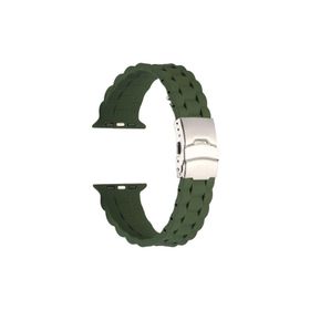 PSR aksesuar Watch Ultra 49 mm Uyumlu KRD-72 Koyu Yeşil Strap Kayış Kordon