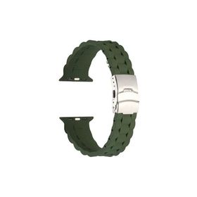 PSR aksesuar Watch Ultra 49 mm Uyumlu KRD-72 Koyu Yeşil Strap Kayış Kordon