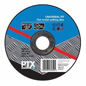PTX 115 mm Beşli Set Düz Metal Kesme Diski