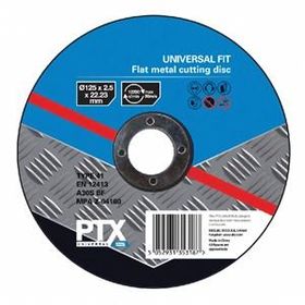 PTX 125 mm Düz Metal Kesme Diski