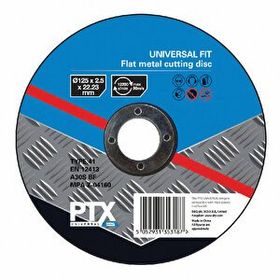 PTX 125 mm Düz Metal Kesme Diski
