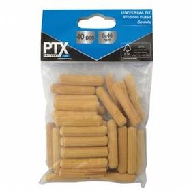 PTX 40 Parça Ahşap Kavela Pimi