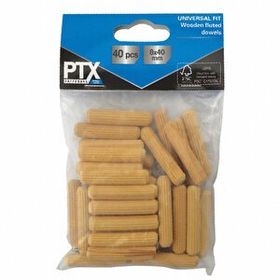 PTX 40 Parça Ahşap Kavela Pimi