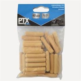 PTX 40 Parça Ahşap Kavela Pimi