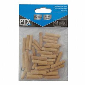 PTX 50 Parça Ahşap Kavela Pimi