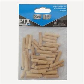 PTX 50 Parça Ahşap Kavela Pimi