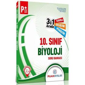 Puan Yayınları 10. Sınıf Biyoloji 3'ü 1 Arada Soru Bankası