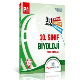 Puan Yayınları 10. Sınıf Biyoloji 3'ü 1 Arada Soru Bankası