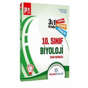 Puan Yayınları 10. Sınıf Biyoloji 3'ü 1 Arada Soru Bankası