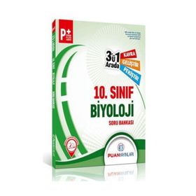 Puan Yayınları 10. Sınıf Biyoloji 3'ü 1 Arada Soru Bankası