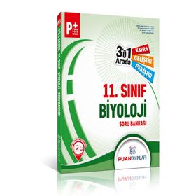 Puan Yayınları 11. Sınıf Biyoloji 3'ü 1 Arada Soru Bankası