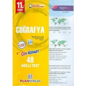 Puan Yayınları 11.Sınıf Coğrafya Yaprak Test