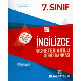 Puan Yayınları 7. Sınıf İngilizce Öğreten Akıllı Soru Bankası