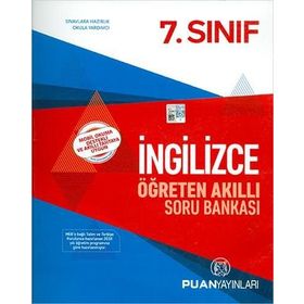 Puan Yayınları 7. Sınıf İngilizce Öğreten Akıllı Soru Bankası