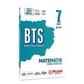 Puan Yayınları 7. Sınıf Matematik BTS Beceri Temelli Soru Bankası