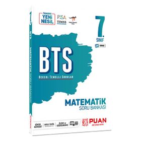Puan Yayınları 7. Sınıf Matematik BTS Beceri Temelli Soru Bankası