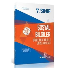 Puan Yayınları 7. Sınıf Sosyal Bilgiler Öğreten Akıllı Soru Bankası