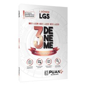 Puan Yayınları 8. Sınıf 1. Dönem LGS 3 Deneme