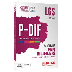 Puan Yayınları 8. Sınıf Fen Bilimleri Lgs P-Dif Yeni Nesil